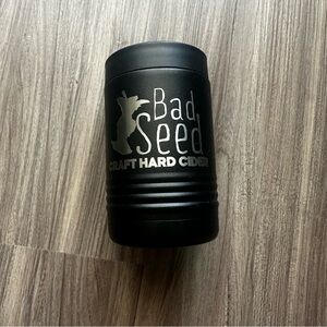 Bad Seed Craft Hard Cider Metal Beer Koozie